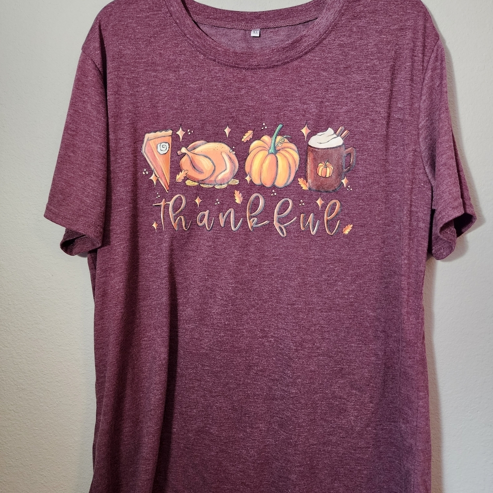 Bundle of 2 Womens Fall/Thanksgiving Tops - Picture 2 of 9